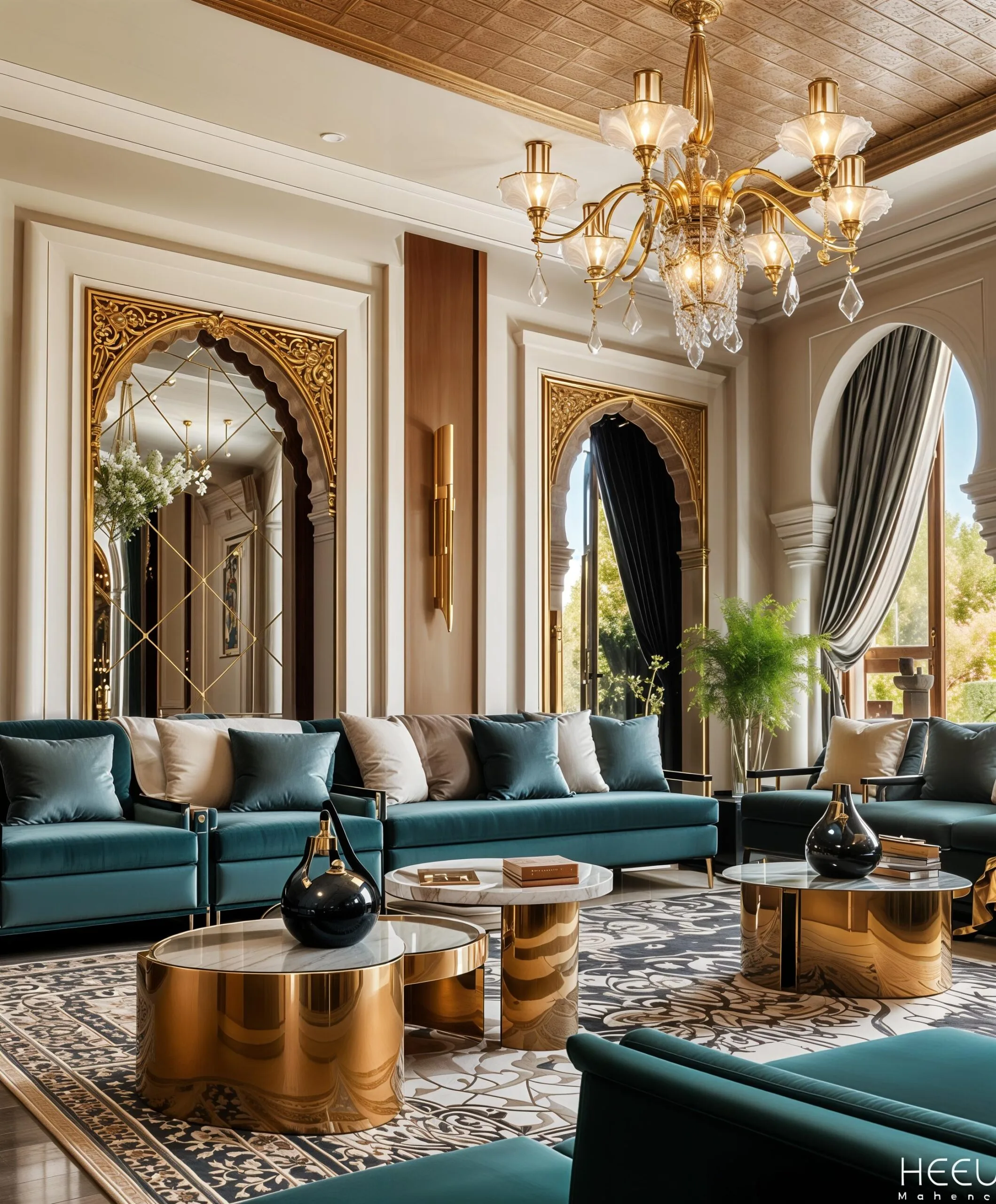 islamic house _drawing room
